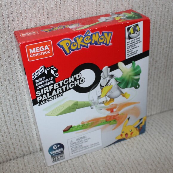 3/$55❤️Mega Construx Pokemon Sirfetch'd 84pcs GVK81 Mattel Pokémon Poké ball pin - Picture 2 of 8